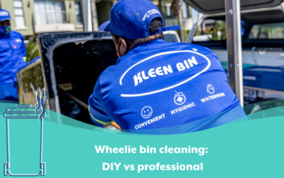 Wheelie bin cleaning: DIY vs professional
